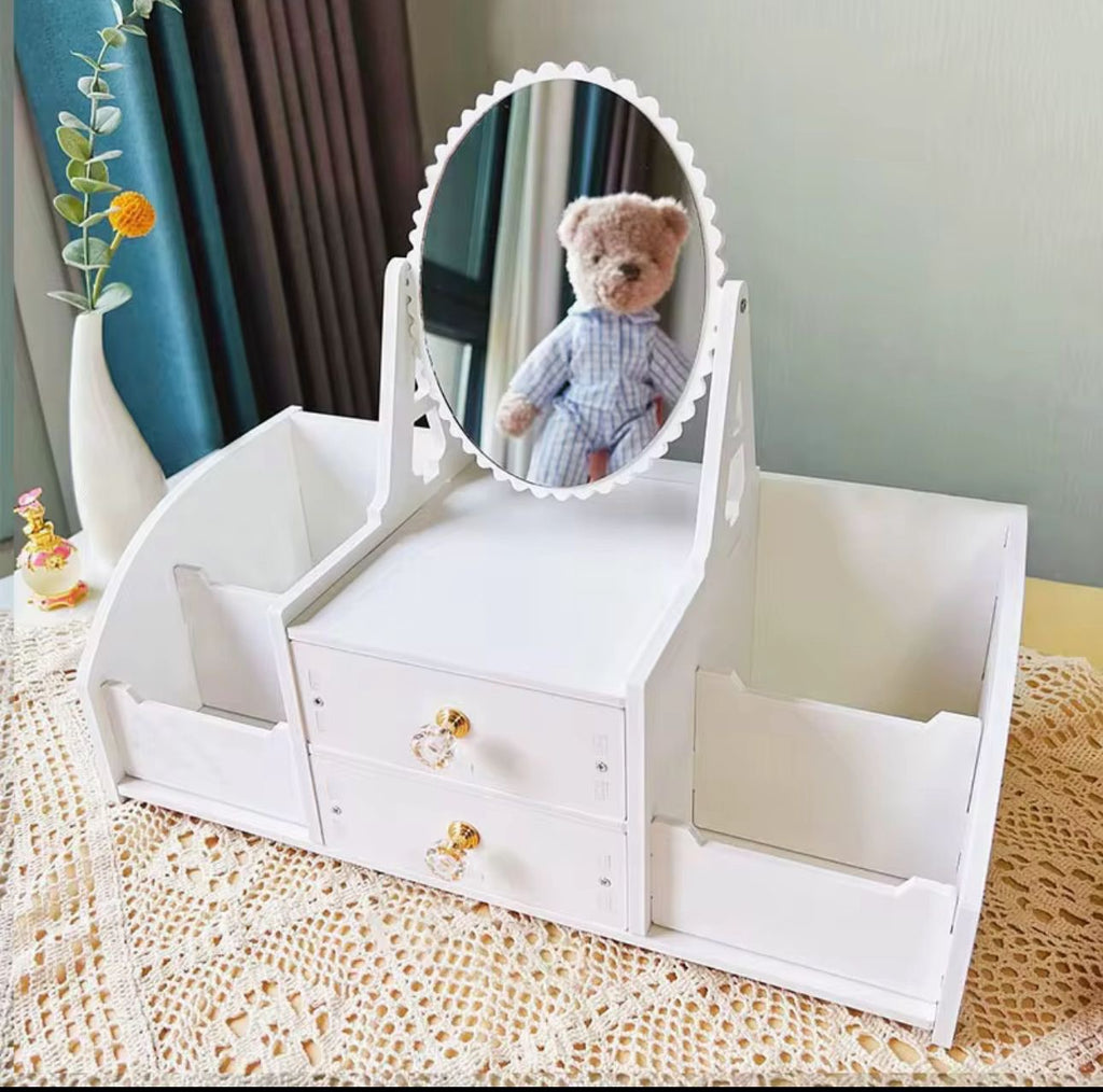 Organizador con Espejo Redondo