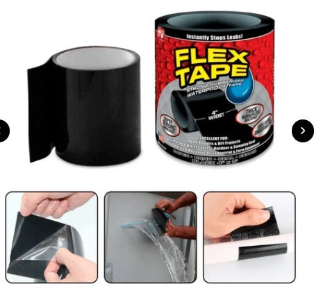 Cinta flex tape - caucho gruesa