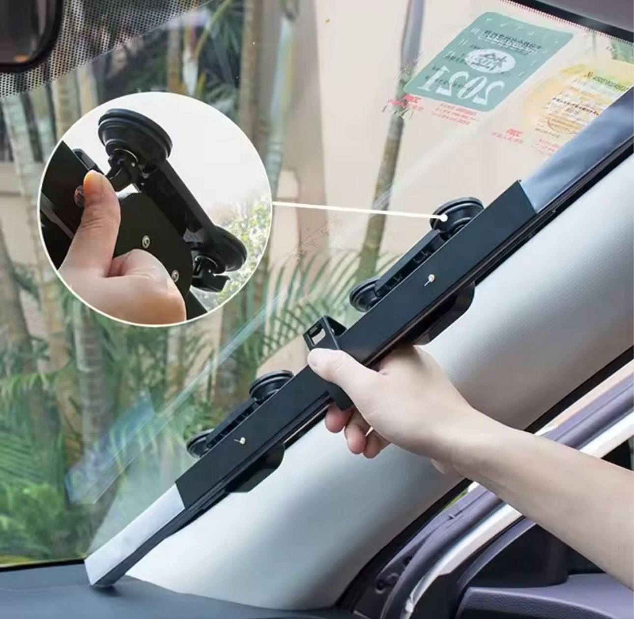 Protector retráctil para auto