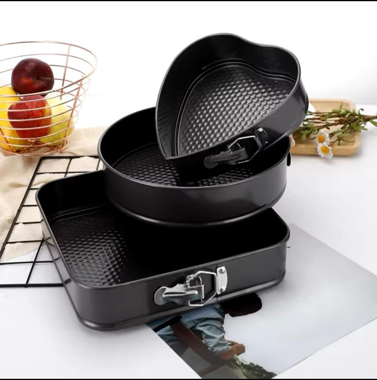 Molde de queque 3 PCS